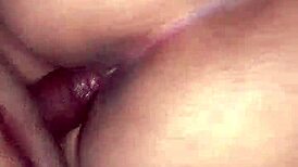 stranger anal fucks mature big ass wife in kitchen while hubby checks pussy