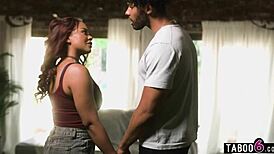 black milf nanny's bbw ass double penetrated by boyfriend and neighbor