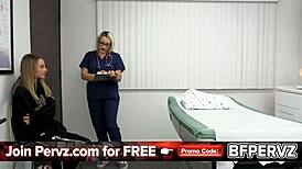 perv doctor busty nurse deepthroat handjob hairy patient pussy hospital