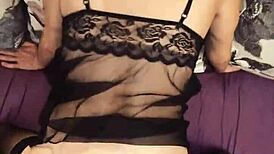 yo wife lets stranger pound her tight ass hole