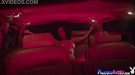 big tits asian teen lily andrews strips nude for late night outdoor thrill