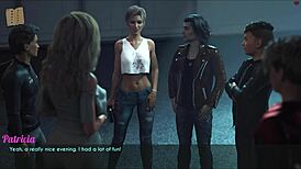 a wife and stepmother teases with her big tits 239