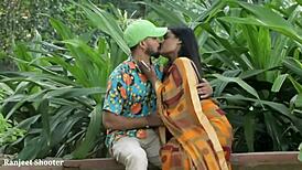 sexy indian bhabhi teases with huge natural tits seduction