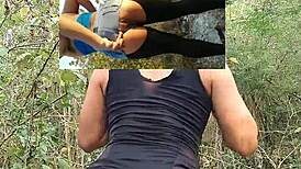 check out my greedy little ass teasing in the wild mountains 🍑🌿😈