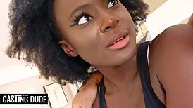 petite ebony realtor deepthroats bbc then anal rides client at open house