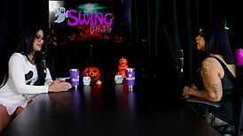 Marcelly Melo in Sheer Red: Client Cums Quick, Skips Anal with Returning Wife