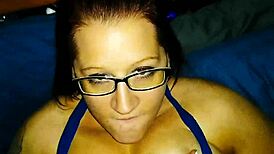 Midnight Bedroom Romp Builds to Gushing Facial Cum Blast on Milf Wife's Eager Face