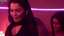 girls ravage cocks in wild foot fetish orgy