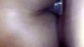 Ebony Hood Slut Bent Over Doggystyle Taking It Deep in Pussy and Ass!