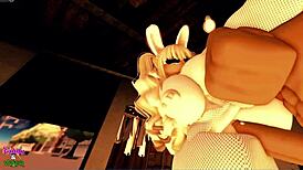 Fucking Candy Hard In Her Tight Cosplay Bunny Suit