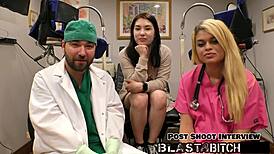 mina moon moans loud sucking huge cock bent over doggystyle twice