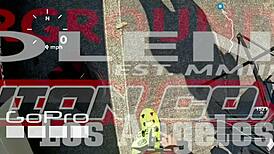 Blonde pornstar's bubble butt in thong panties teases big cock at beach yoga party