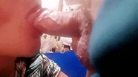 wanna see this teen blindfolded for extra cash blowjob?