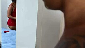 i love riding this latina teen's tight anal in lingerie 🔥