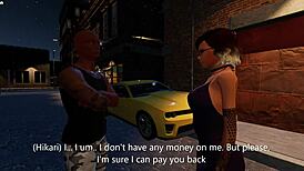 interracial babe must deepthroat huge cock for facial blowjob game