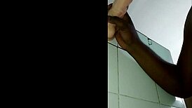 african ebony mommy masturbates big ass pussy with homemade toy horny compilation