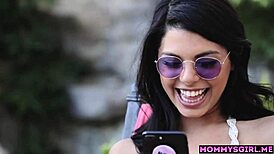 Brandi Love's Big Tits Stepmom Pussy Licked by Gina Valentina Ass