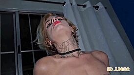 new year starts popping champagne three times with two loads deep in skinny brazilian girl's tight ass