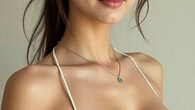 thai girl in nice dress beautiful scene