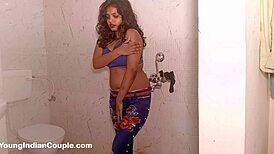 INDIAN COLLEGE COED DANCES NUDE IN SHOWER ?? FINGERING HER YOUNG PUSSY