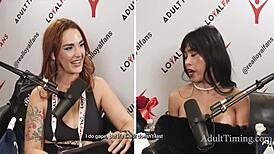 i had the best podcast ever with super hot ember snow cory chase romi rain lexi luna siri dahl it was insane