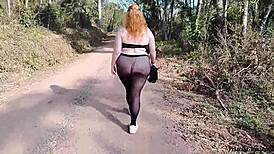 I love strutting in my see-through dress with no panties in the garden as your taboo stepmom