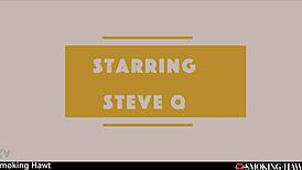 Damn this slutty latina brunette smokes while cowgirl riding cock to cumshot handjob 🔥🚬💦